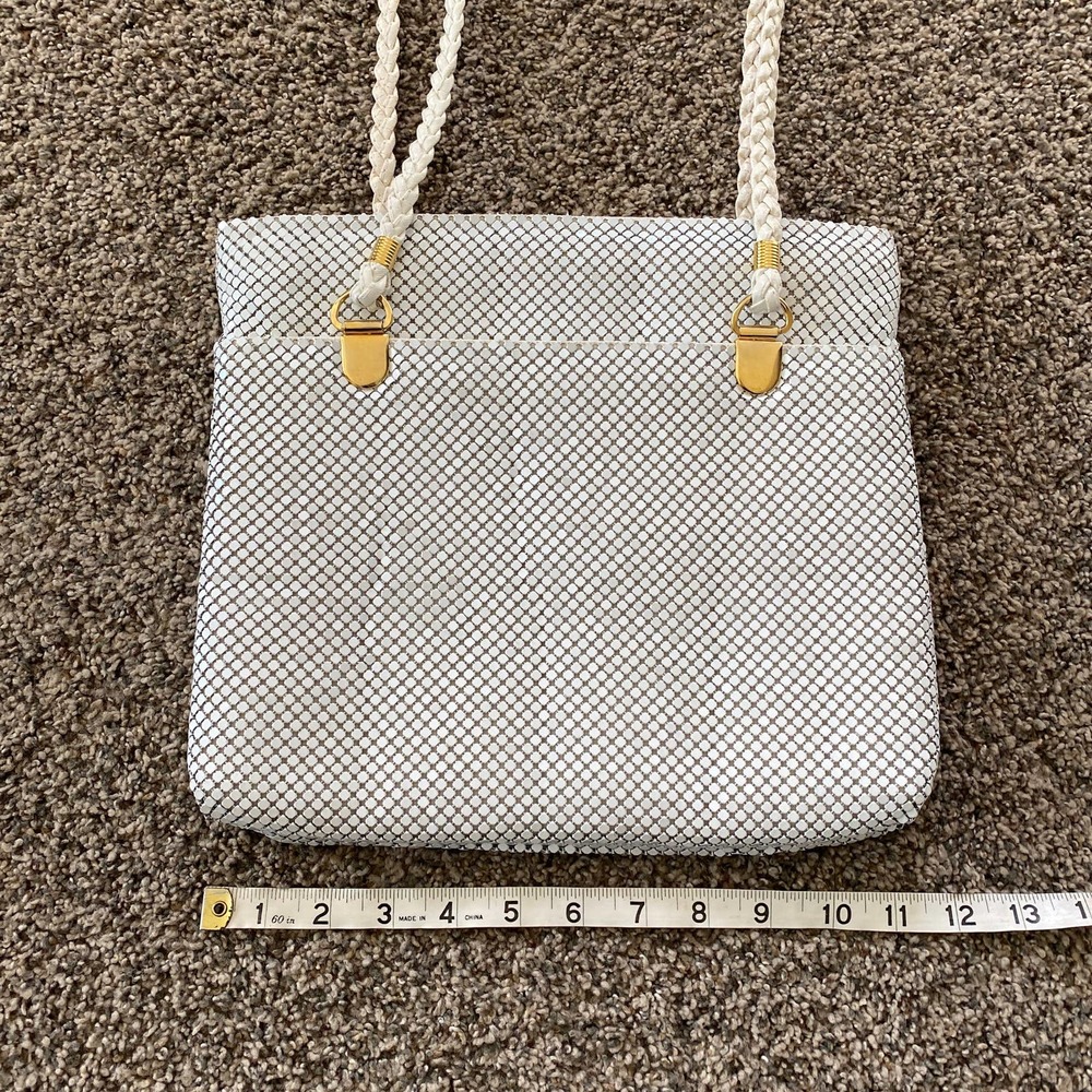 Vintage White Mesh Purse - Picture 4 of 8